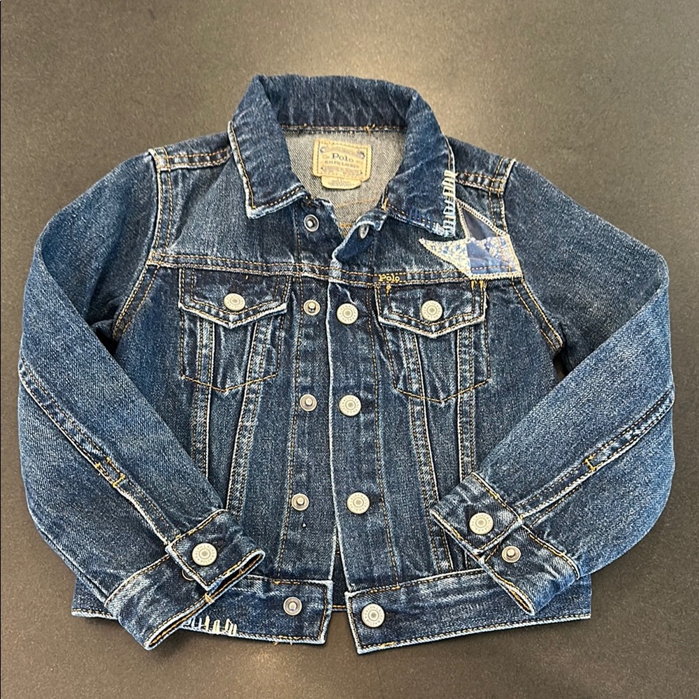 Polo by Ralph Lauren Blue Jean Jacket Classic Trucker Style
